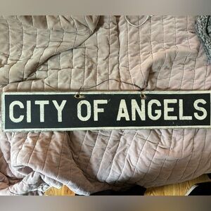 Brandy Melville Wall Sign LA “city of angels”
